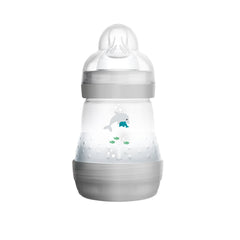 MAM Feed & Soothe Set (Grey) - showing the front of the 160ml bottle (design may vary)