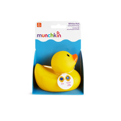 Munchkin White Hot Safety Bath Ducky - showing the duck in its packaging
