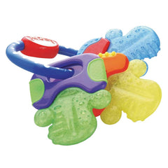 Nuby Icy Bites Teether Keys (Blue) - showing the teething ring with its three key-shaped teethers