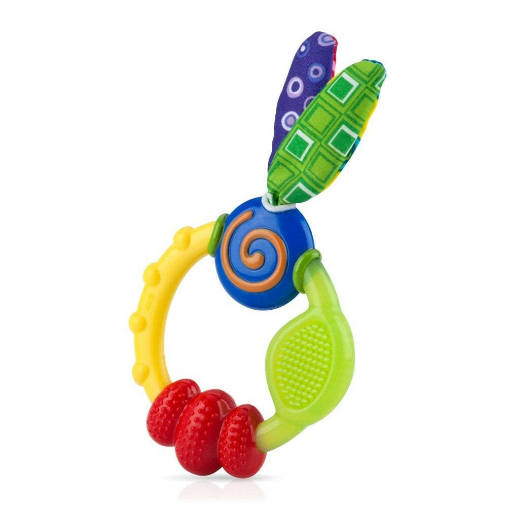 Nuby Wacky Teething Ring (Multi-Coloured) Nuby Wacky Teething Ring (Multi-Coloured)