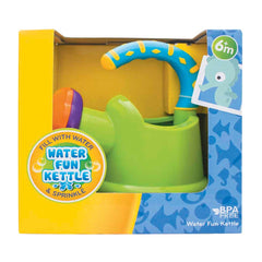 Nuby Bath Time Watering Can (Green) - shown here in its packaging