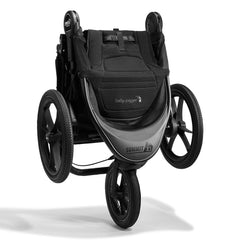 Baby Jogger Summit X3 Jogging Stroller (Midnight Black) - showing the Summit folded
