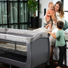 Hauck Sleep'n'Play Centre (Nordic Grey) - lifestyle image (shown here in a different colour)