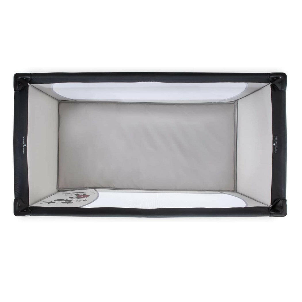 Hauck Dream n Play Travel Cot (Disney - Mickey Stars) - showing the spacious interior