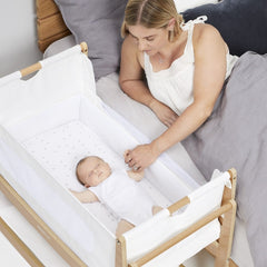 SnuzPod⁴ Bedside Crib 3-in-1 (Natural) - lifestyle image