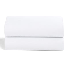 Snuz Crib Fitted Sheets (White) - showing the two fitted sheets