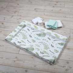 East Coast Changing Mat (Botanical) - lifestyle image (cloths and accessories not included)