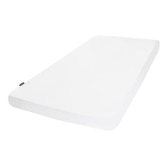 ClevaMama Tencel Waterproof Mattress Protector - Crib (90x40cm) - shown here fitted to a mattress (mattress not included, available separately)