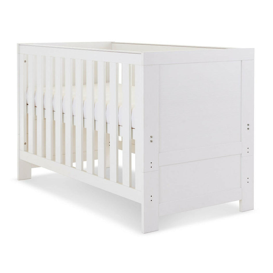 Obaby Nika Cot Bed White Wash