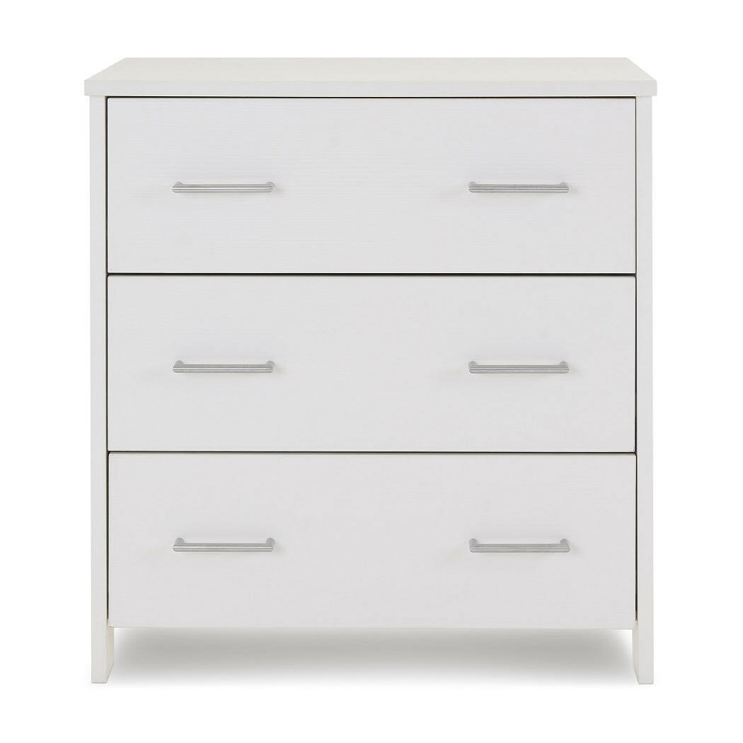 Obaby Nika 3 Piece Room Set (White Wash) - showing the changing unit without the changing top