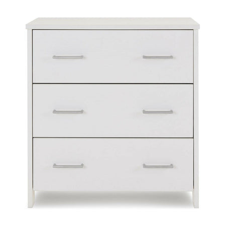 Obaby Nika 3 Piece Room Set (White Wash) - showing the changing unit without the changing top