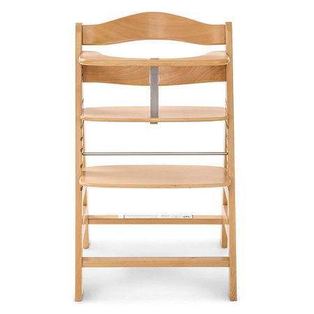 Hauck Alpha+B Wooden Highchair Natural - front view