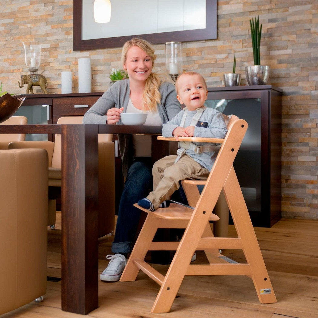 hauck alpha+ Hauck Alpha+B Wooden Highchair (Natural)