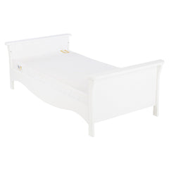 CuddleCo Clara Cot Bed (White) - shown here as the toddler bed (mattress not included, available separately)