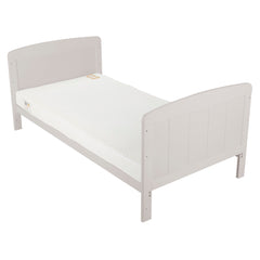 CuddleCo Juliet Cot Bed (Dove Grey) - shown here as the toddler bed (mattress not included, available separately)