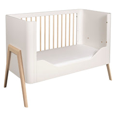 Troll Conversion Rail For Torsten Cot (White Natural) - showing the rail fitted to the Torsten Cot (cot not included, available separately)