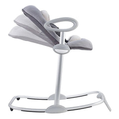 BEABA Up and Down Bouncer (Grey) - side view, showing the seat`s reclining positions
