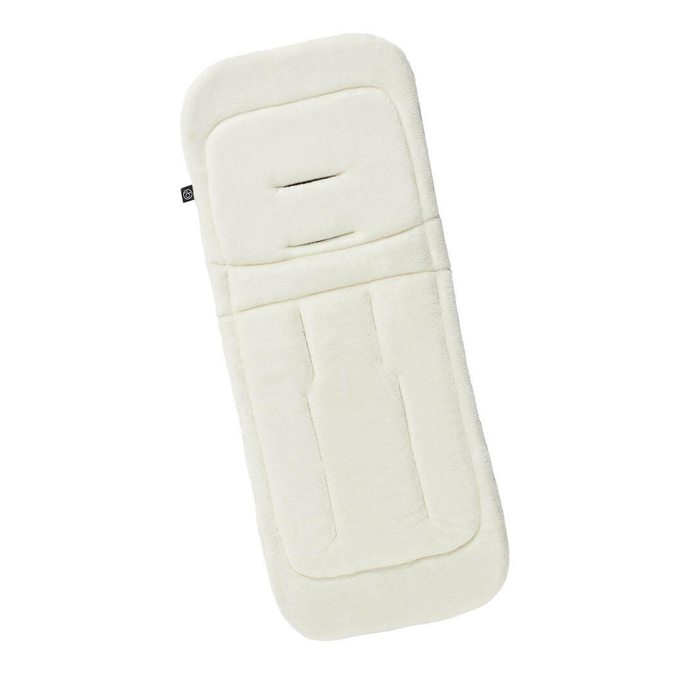 Ickle Bubba Padded Faux Fur Seat Liner (Cream) - showing the luxurious liner
