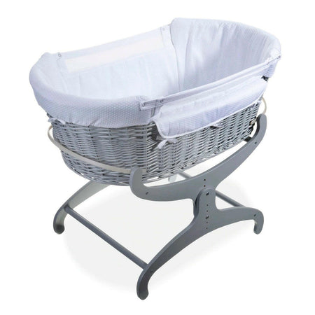 Clair De Lune Bedside Crib - Cotton Dreams White