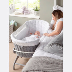 Clair De Lune Bedside Crib - lifestyle image