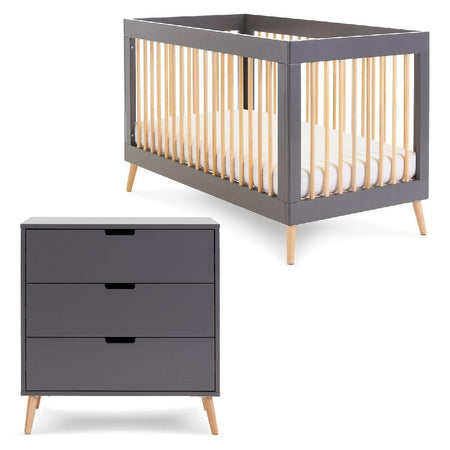 Obaby MAYA 2 Piece Room Set Slate with Natural