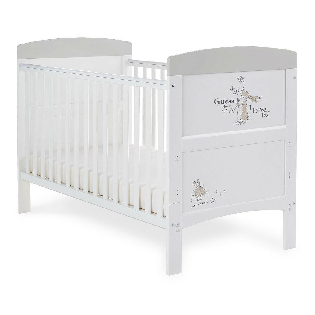 Obaby Grace Inspire Cot Bed Guess Scribble