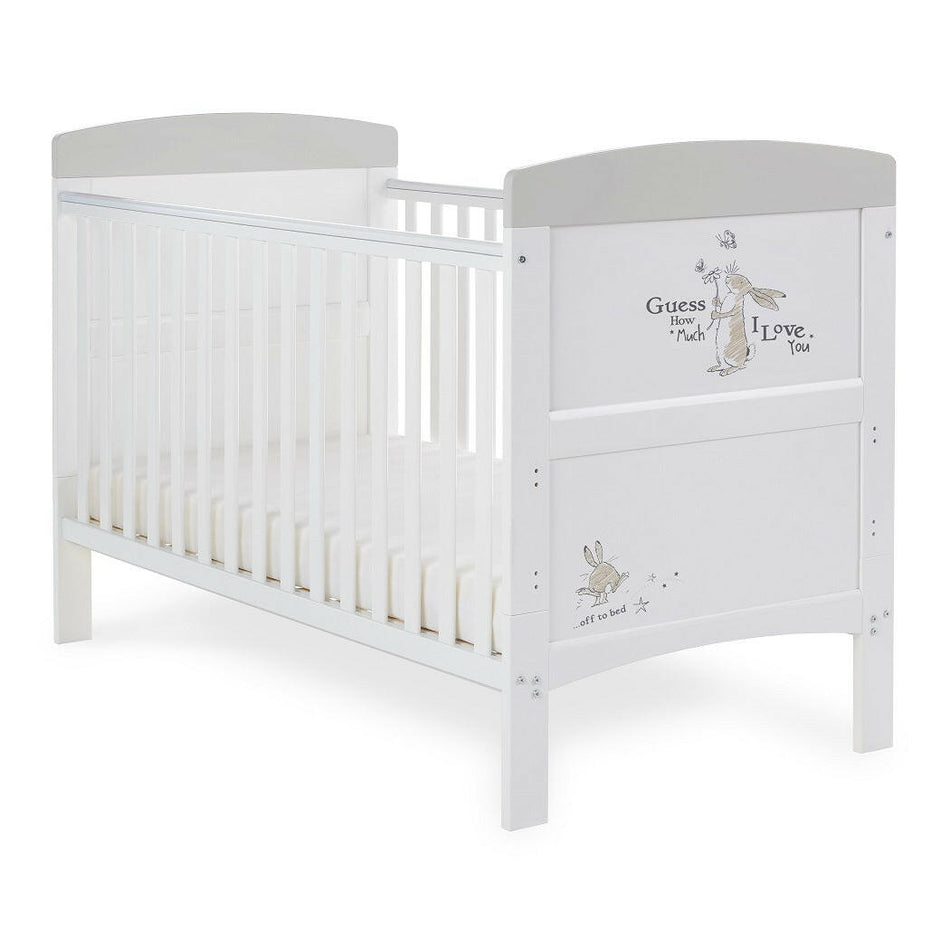 Obaby Grace Inspire Cot Bed Guess Scribble
