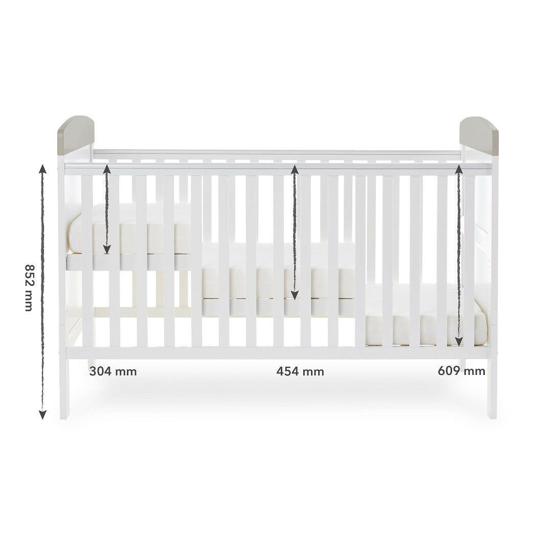 Obaby Grace Inspire Cot Bed Guess Scribble