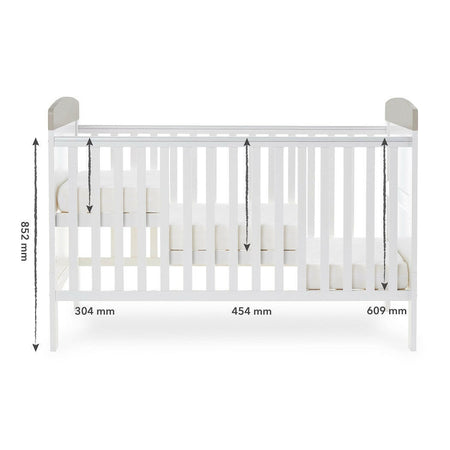 Obaby Grace Inspire Cot Bed Guess Scribble