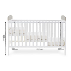 Obaby Grace Inspire Cot Bed (Guess Scribble)