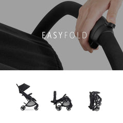 Hauck Swift X Duo Double Pushchair (Black) - showing how the stroller is easily folded