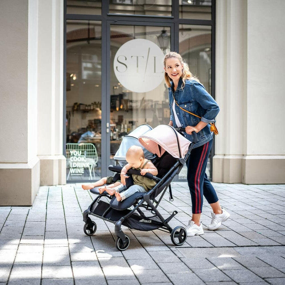 hauck swift plus stroller Hauck Swift X Duo Double Pushchair (Black)