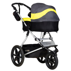 Mountain Buggy Terrain Pushchair (Solus) - shown here with the optional matching Carrycot Plus (carrycot not included, available separately)