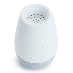 Munchkin Shhh... Portable Sound Machine (White & Blue) - showing the concealed speaker and the function buttons