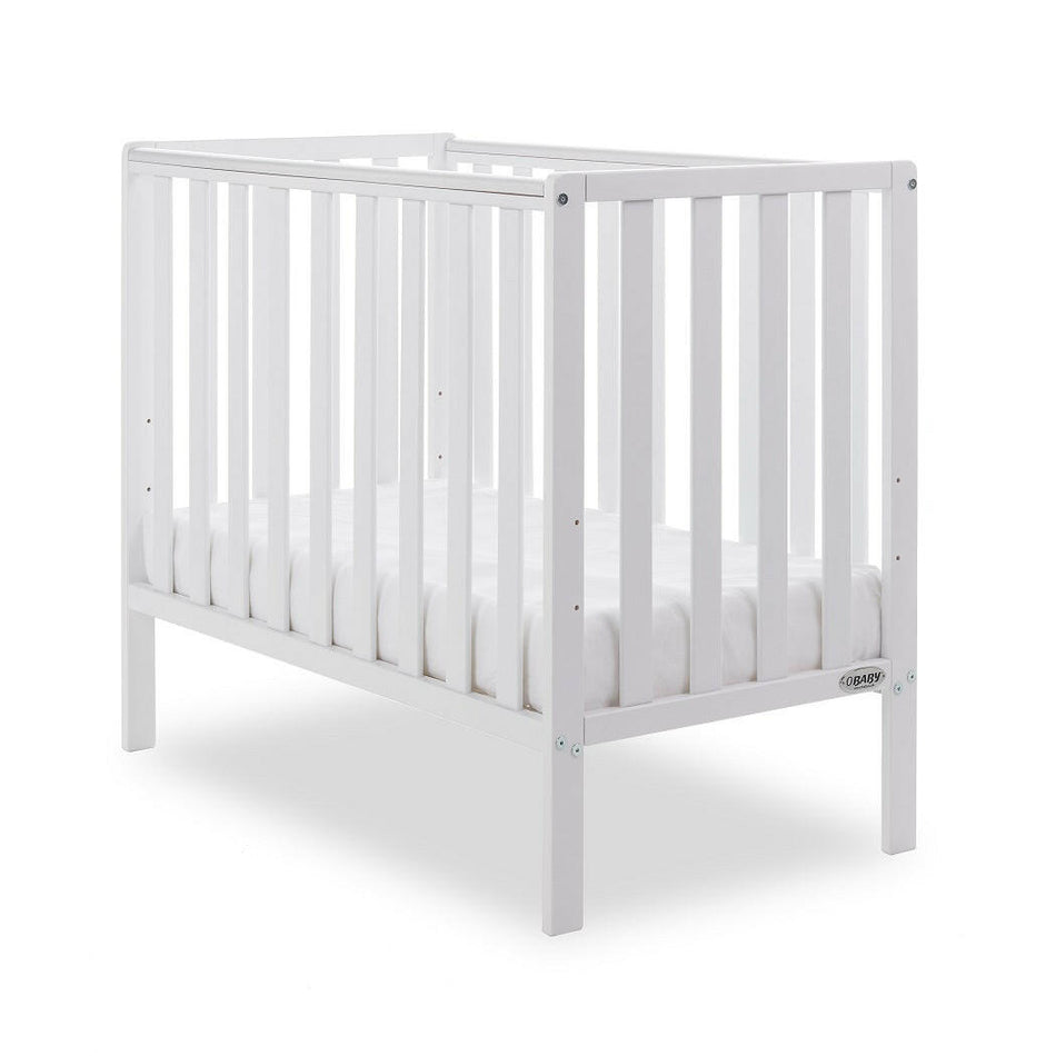 Obaby Bantam Space Saver Cot (White)