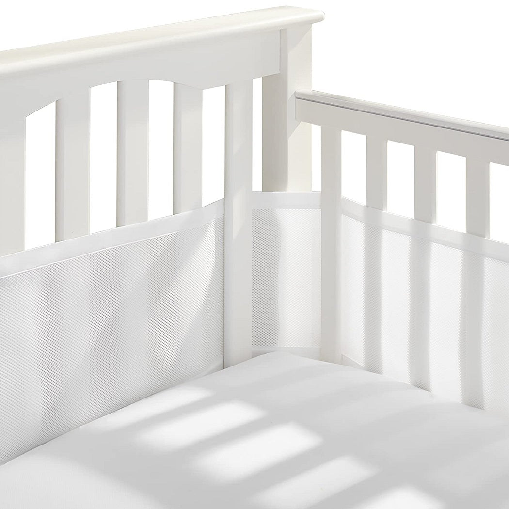 Breathable Baby Mesh Liner - 4 Sided (White)