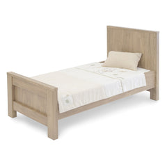 BabyStyle Bordeaux Nursery Furniture Set (Oak) - showing the junior bed (bedding not included)