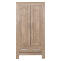 BabyStyle Bordeaux Nursery Furniture Set (Oak) - showing the double wardrobe