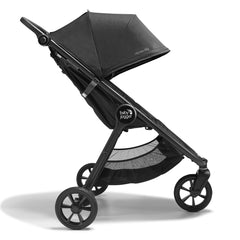 Baby Jogger City Mini® GT2 Single Stroller (Opulent Black) - side view, shown with seat upright