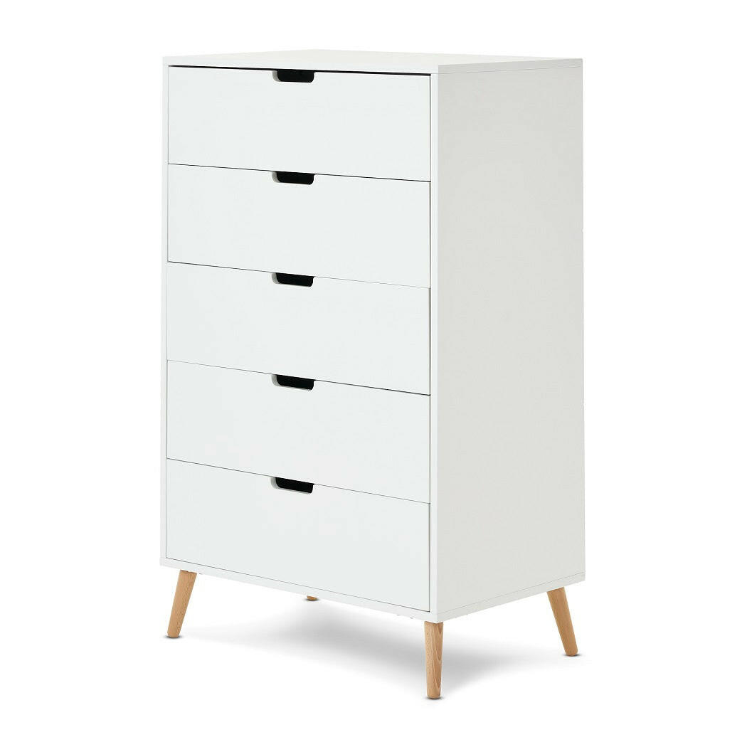 Obaby Maya Tall Boy White with Natural