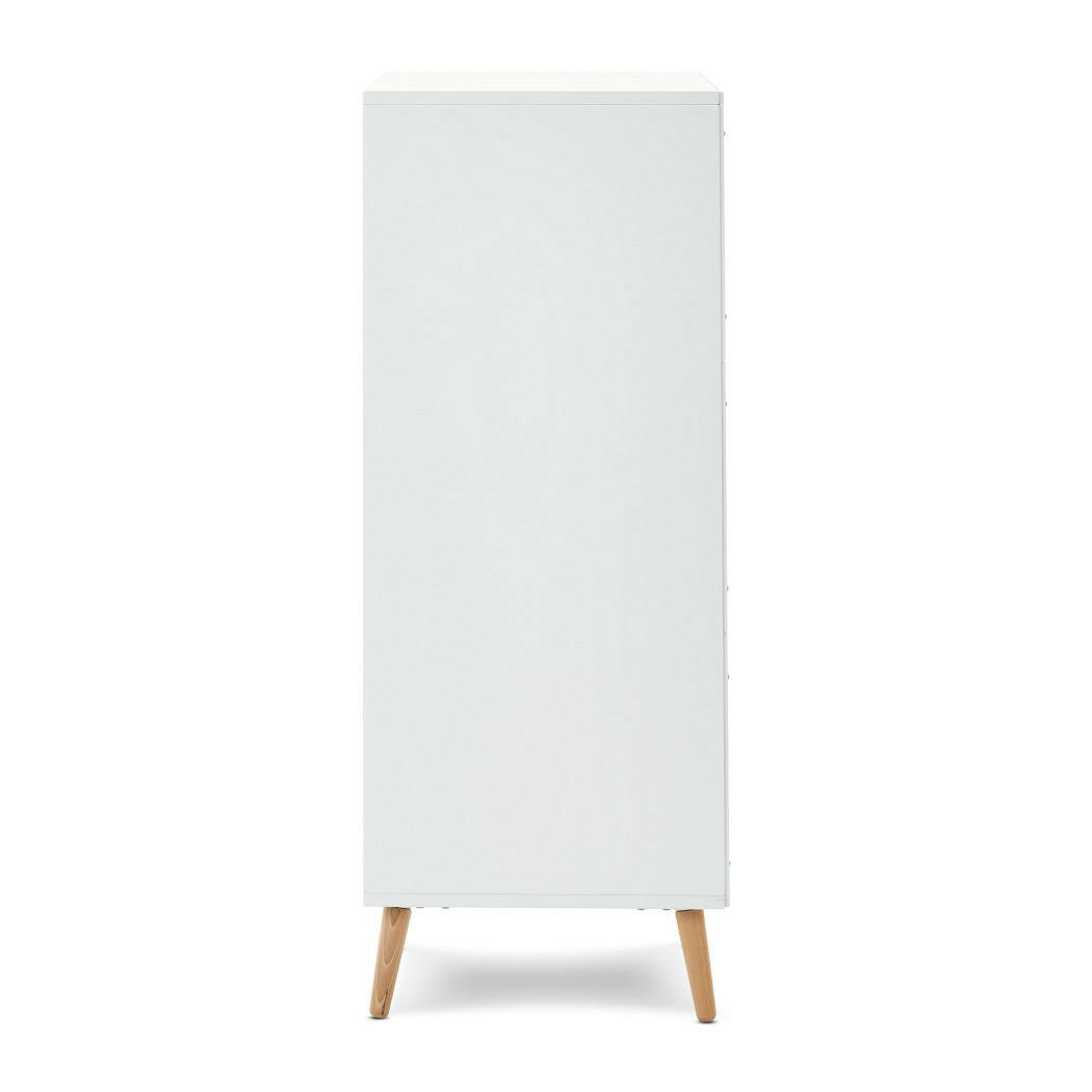 Obaby Maya Tall Boy (White with Natural) - side view