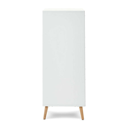 Obaby Maya Tall Boy (White with Natural) - side view