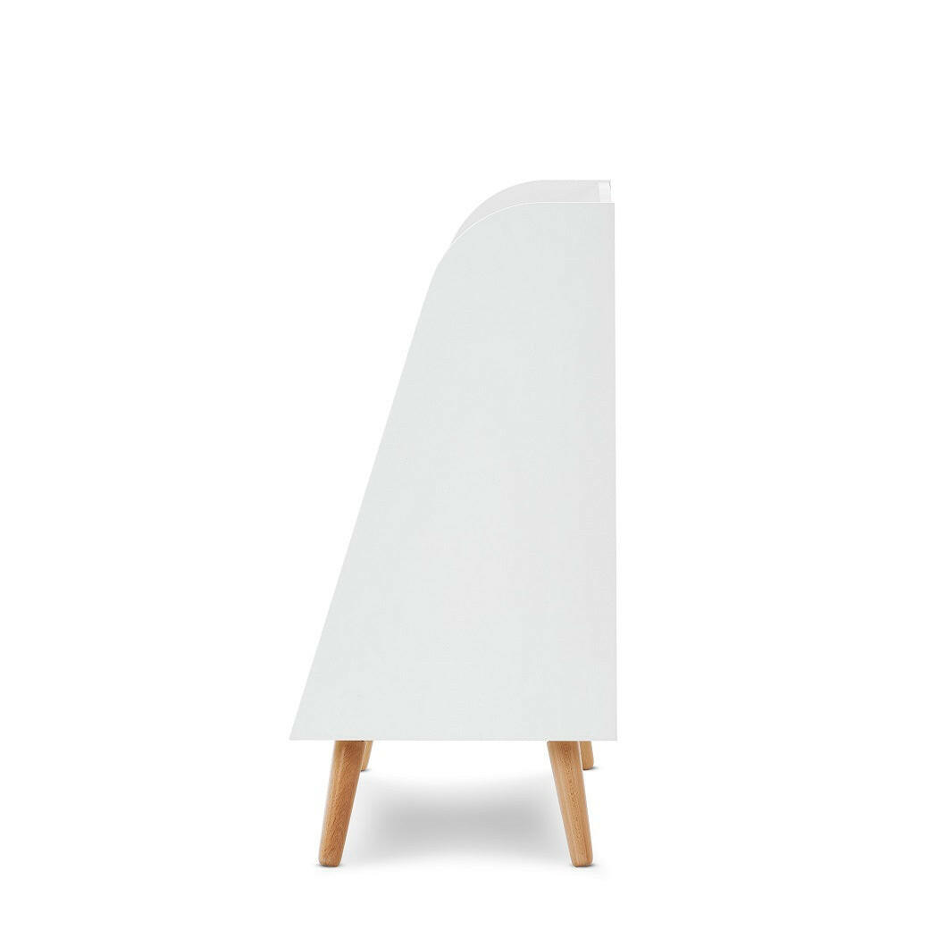 Obaby Maya Toy Storage Unit (White with Natural) - side view
