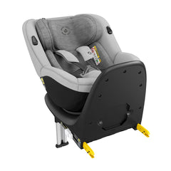 Maxi-Cosi Mica Pro Eco i-Size Car Seat (Authentic Grey) - showing the seat in rear-facing mode with its ISOFIX brackets extended