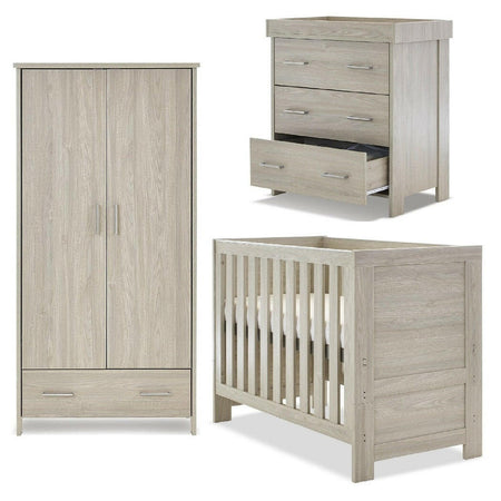 Obaby Nika 3 Piece Room Set Grey Wash