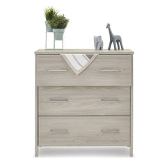 Obaby Nika Changing Unit (Grey Wash) - showing the unit without its changing section (accessories not included)