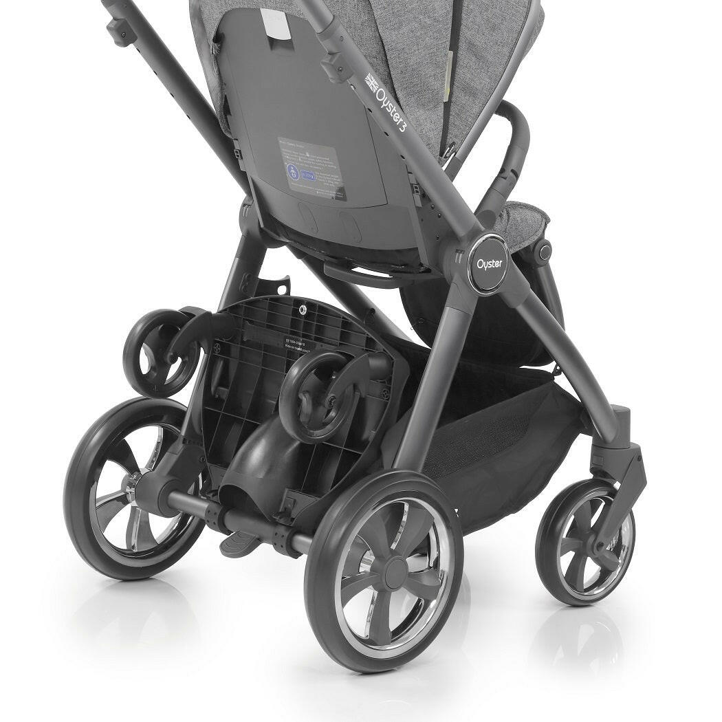 BabyStyle Oyster Ride On Board (Black) - folded