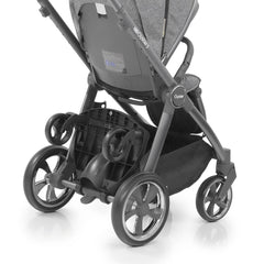 BabyStyle Oyster3 Ride On Board (Black) - folded