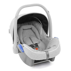 BabyStyle Prestige3 Active Travel System (White/Frost) - showing the included car seat without its apron