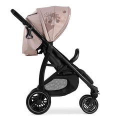 Hauck Rapid 4D Stroller (Disney - Minnie Mouse Rose) - side view, showing the stroller with the `Minnie Mouse` illustration on the canopy